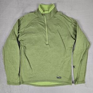 Patagonia R Series Polartec 1/4 Zip Pullover Mens Small‎ Green USA Made Vintage